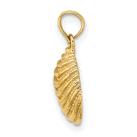 14K Clam Shell Charm-K7781