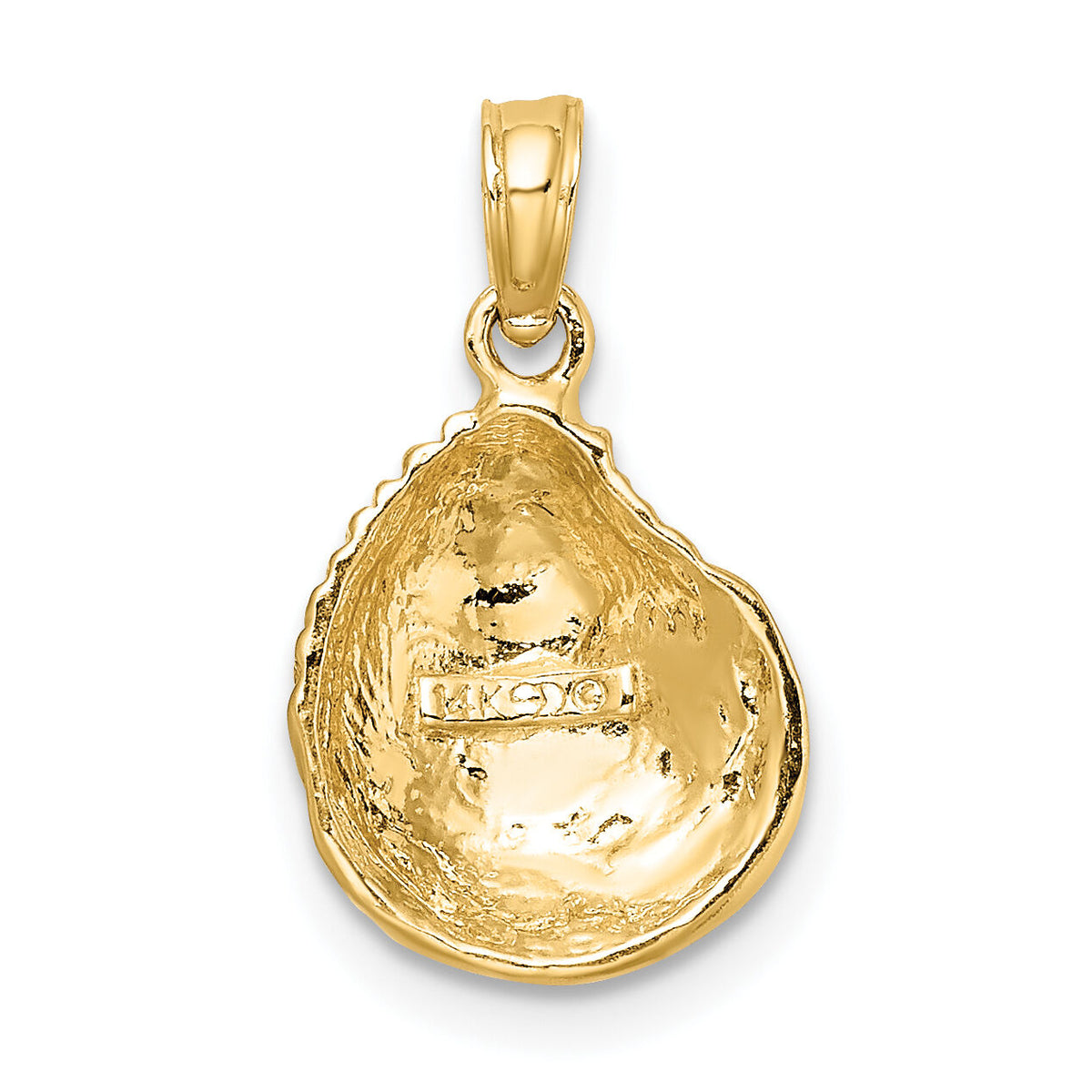 14K Clam Shell Charm-K7781