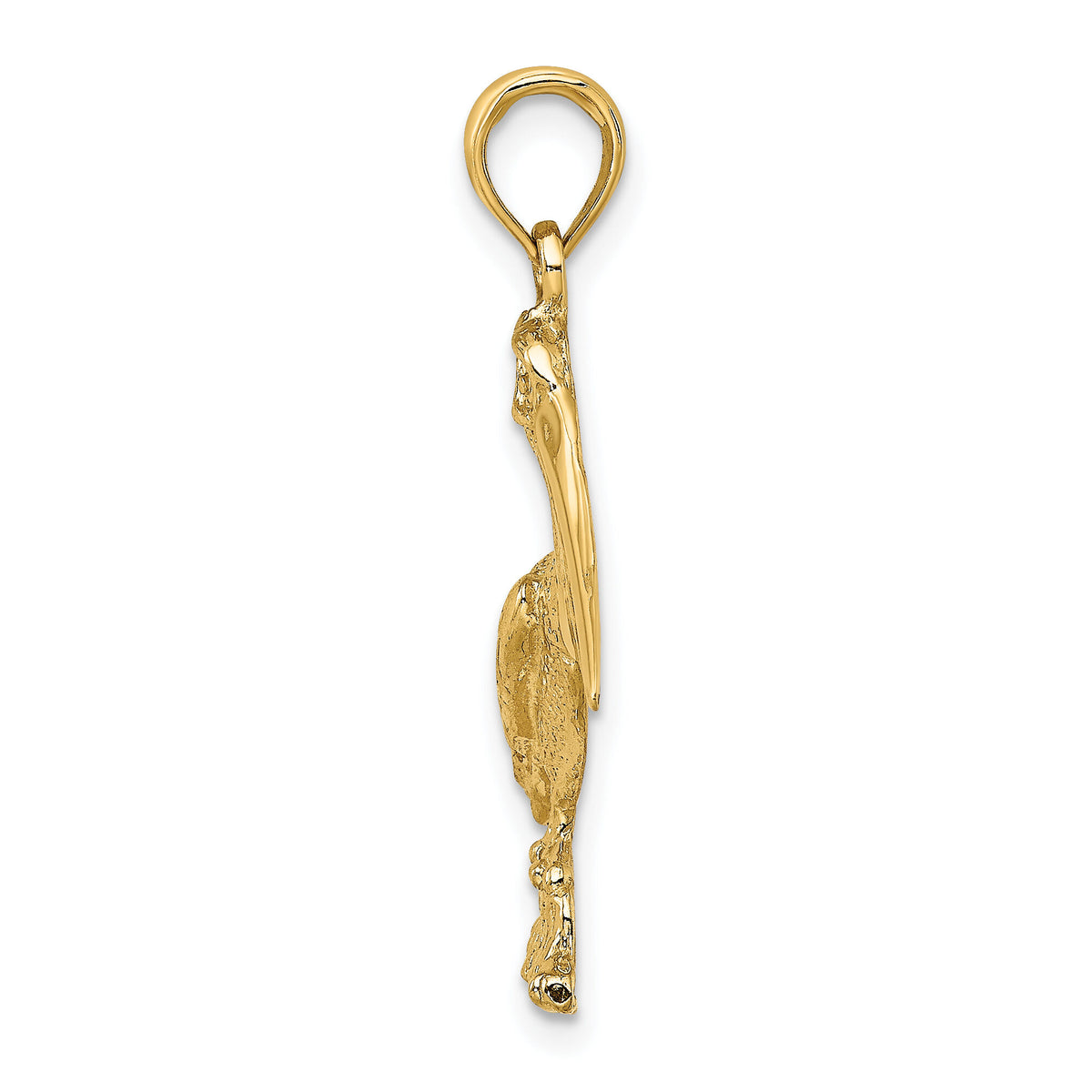 14K Standing Pelican Charm-K7786