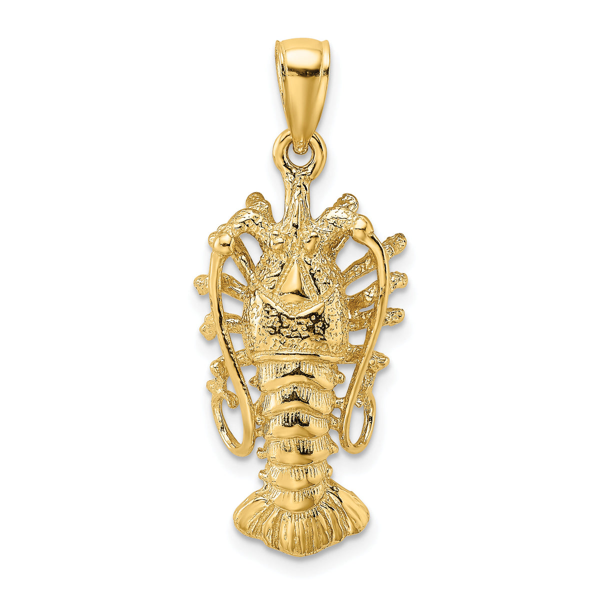 14K Polished Florida Lobster Charm-K7789