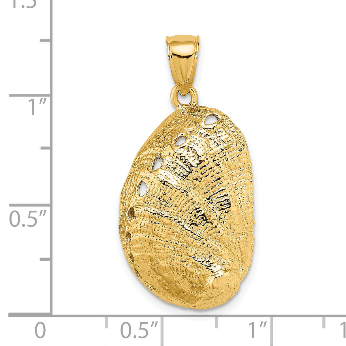 14K Abalone Shell Charm-K7794