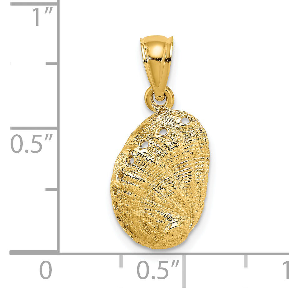 14K Abalone Shell Charm-K7795