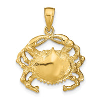 14k Crab Pendant-K7806