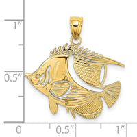 14K Fish Charm-K7807