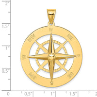 14K Nautical Compass Charm-K7810