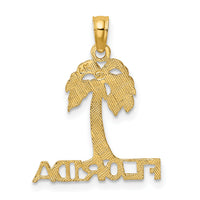 14K FLORIDA Palm Tree Charm-K7819