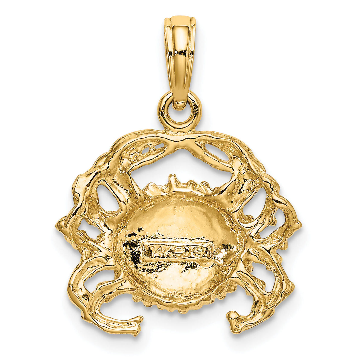 14K Crab Charm-K7835