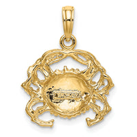 14K Crab Charm-K7835