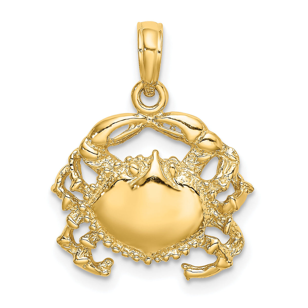 14K Crab Charm-K7835
