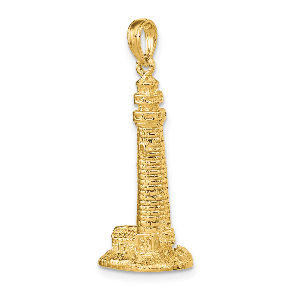 14K 3D Cape May Lighthouse Charm-K7838