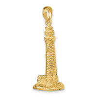 14K 3D Cape May Lighthouse Charm-K7838