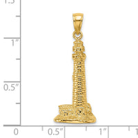 14K 3D Cape May Lighthouse Charm-K7838