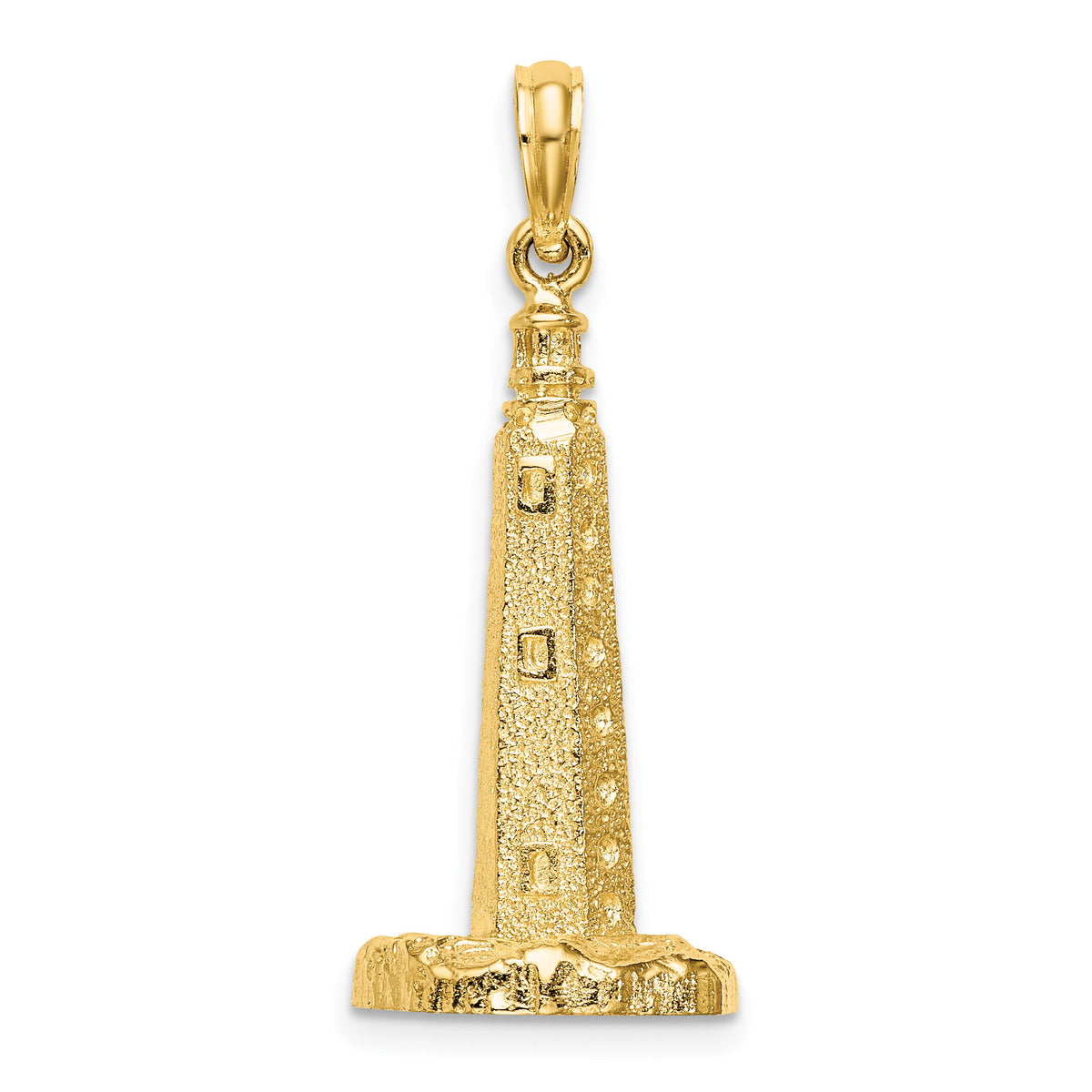 14K 3-D Cape Henlopen Lighthouse, De Charm-K7843