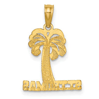 14K ST. THOMAS Under Palm Tree Charm-K7847
