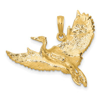 14K Flying Heron Bird Charm-K7852