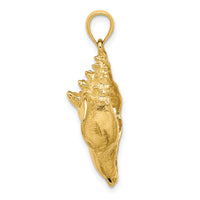 14K Conch Shell Charm-K7853