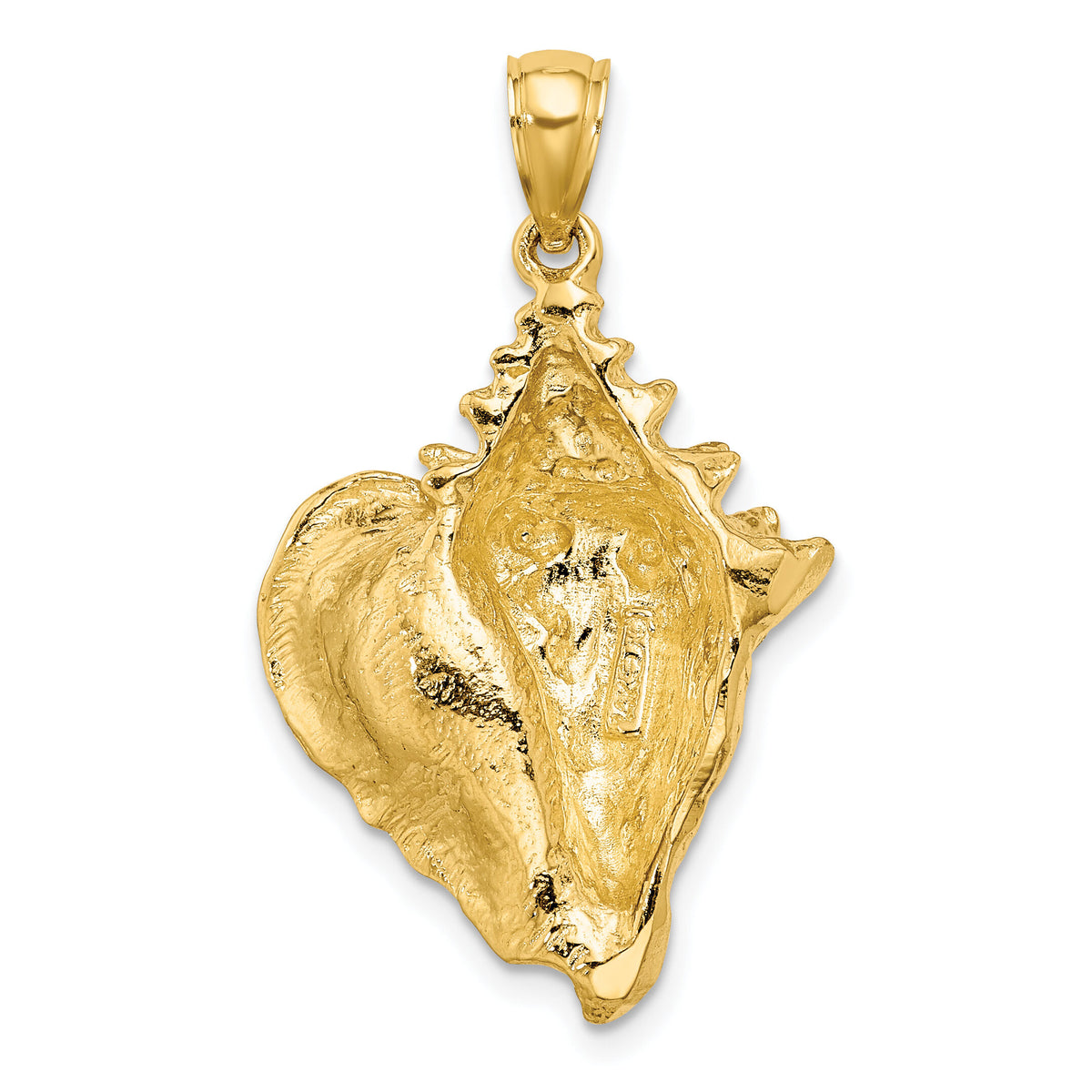 14K Conch Shell Charm-K7853