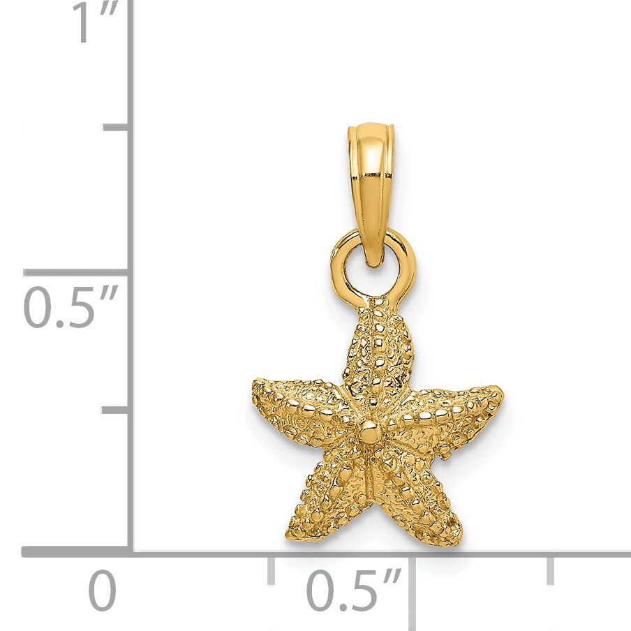 14K Starfish Charm-K7861