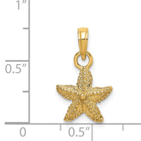 14K Starfish Charm-K7861