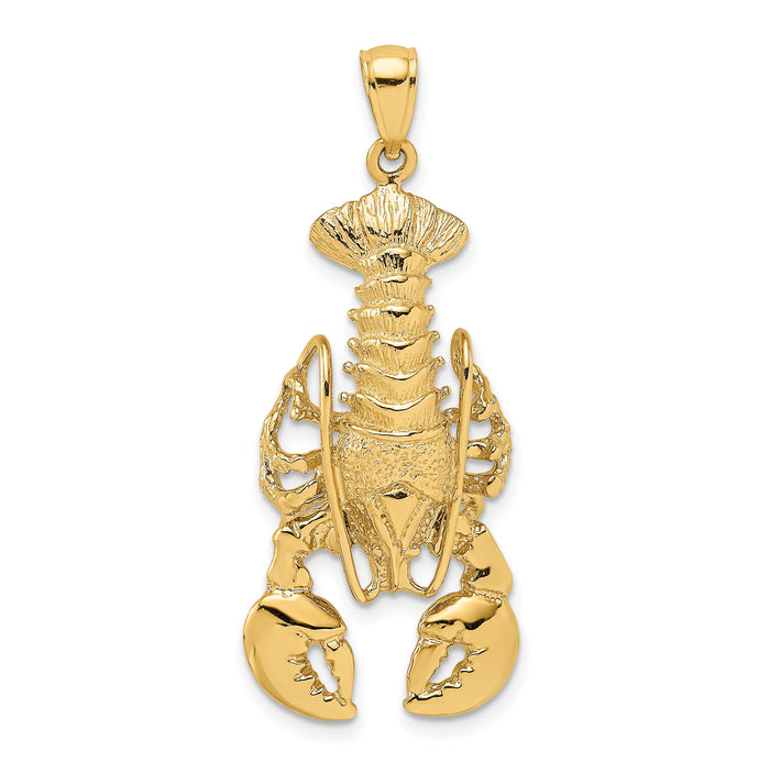 14K Moveable Lobster Charm-K7871