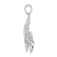 14K White Gold Moveable Lobster Charm-K7873W