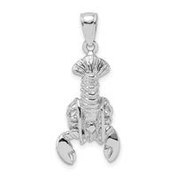 14K White Gold Moveable Lobster Charm-K7873W