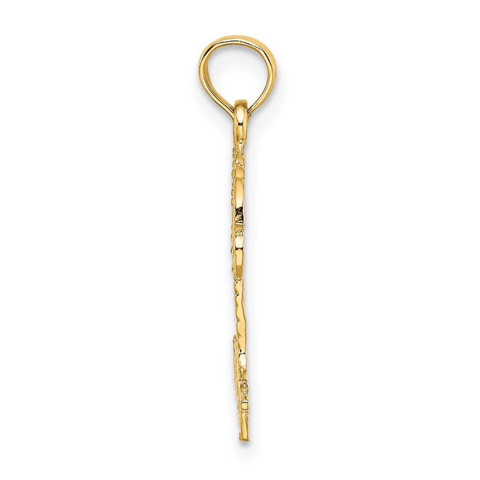 14K KEY WEST Palm Tree Charm-K7879