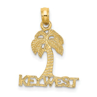 14K KEY WEST Palm Tree Charm-K7879