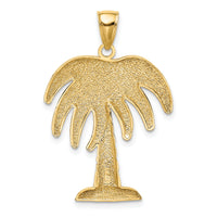 14K Large Charleston Palm Tree Charm-K7884