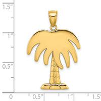 14K Large Charleston Palm Tree Charm-K7884