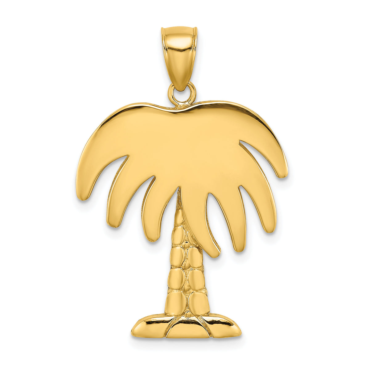 14K Large Charleston Palm Tree Charm-K7884