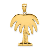 14K Large Charleston Palm Tree Charm-K7884
