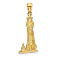 14K 2-D Assateague Island Lighthouse, Va Charm-K7889