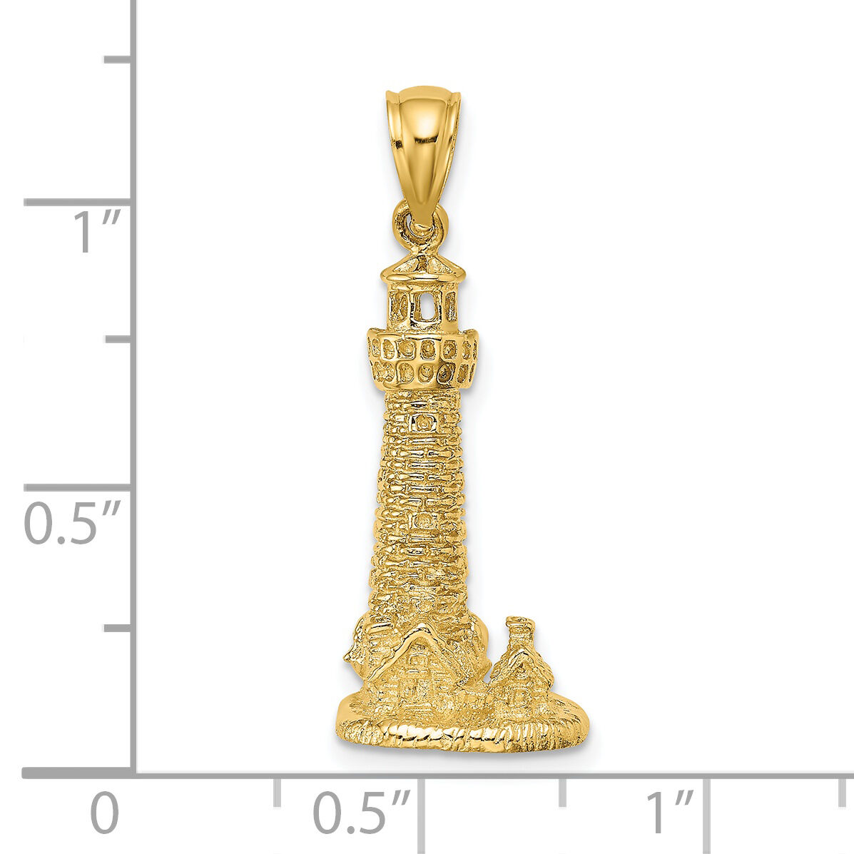 14K 2-D Assateague Island Lighthouse, Va Charm-K7889