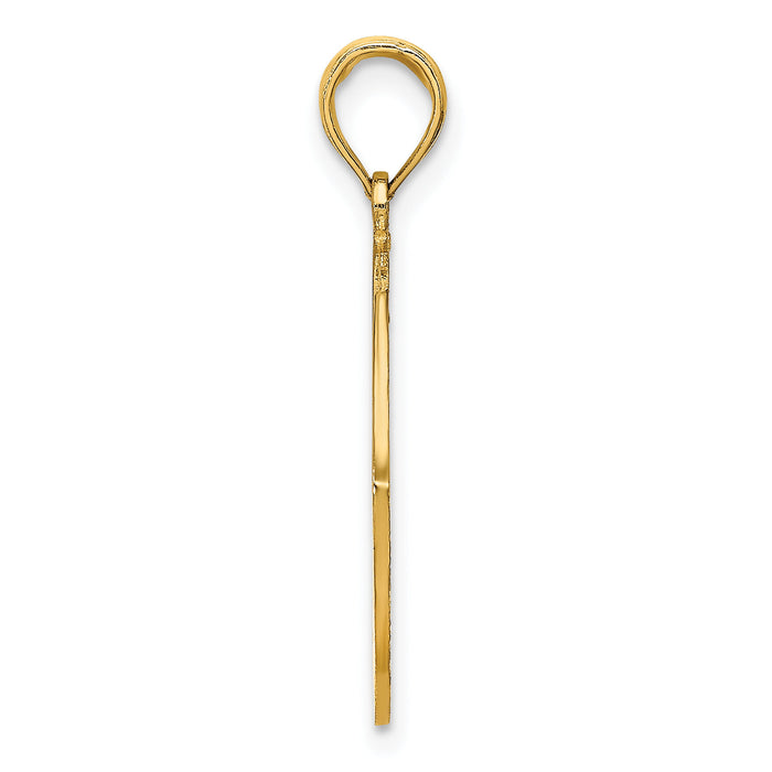 14K LONG BEACH ISLAND w/ Dolphins Charm-K7896