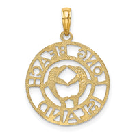 14K LONG BEACH ISLAND w/ Dolphins Charm-K7896