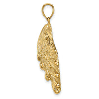 14K Lion's Paw Shell Charm-K7902
