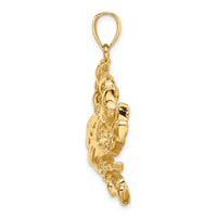 14K Blue Crab Charm-K7910