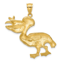 14K Pelican with Fish In Mouth Charm-K7915