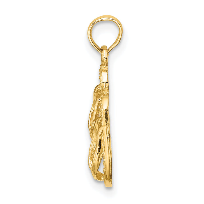 14K SANIBEL ISLAND Double Flip-Flop Charm-K7932