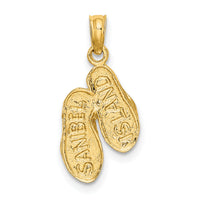 14K SANIBEL ISLAND Double Flip-Flop Charm-K7932
