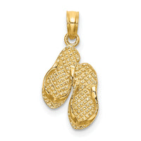 14K SANIBEL ISLAND Double Flip-Flop Charm-K7932