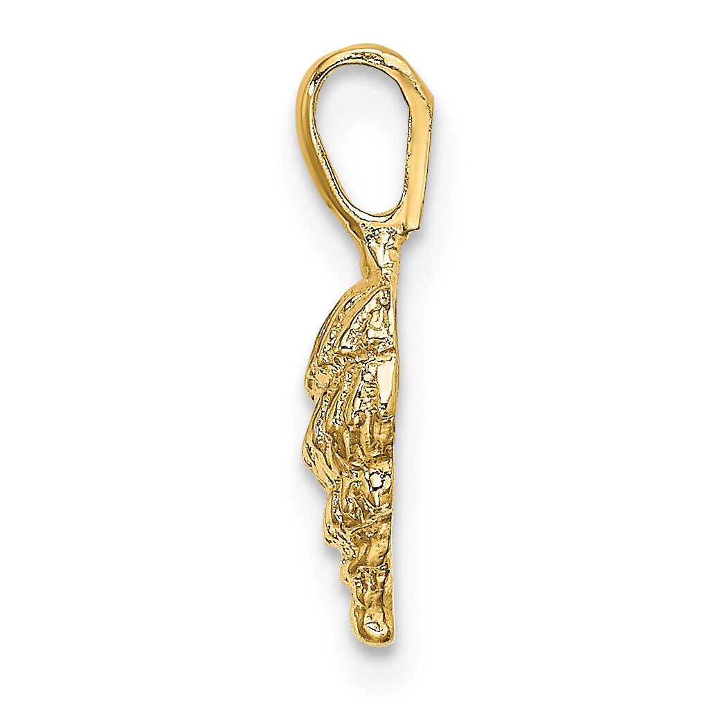 14K Mini Conch Shell Charm-K7934