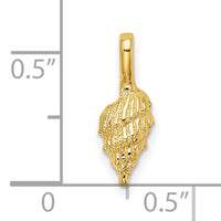 14K Mini Conch Shell Charm-K7934