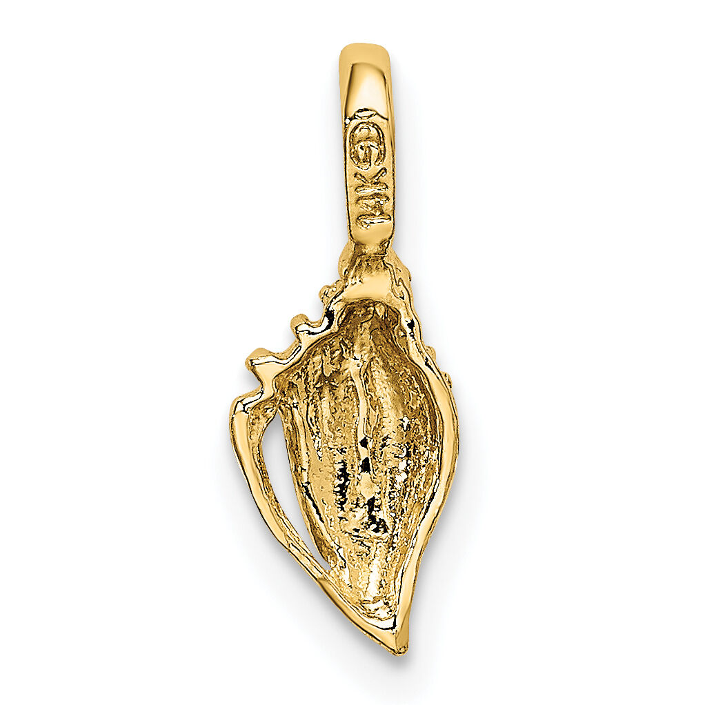 14K Mini Conch Shell Charm-K7936