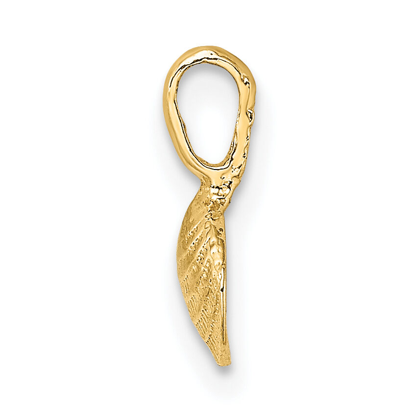 14K Mini Clam Shell Charm-K7940