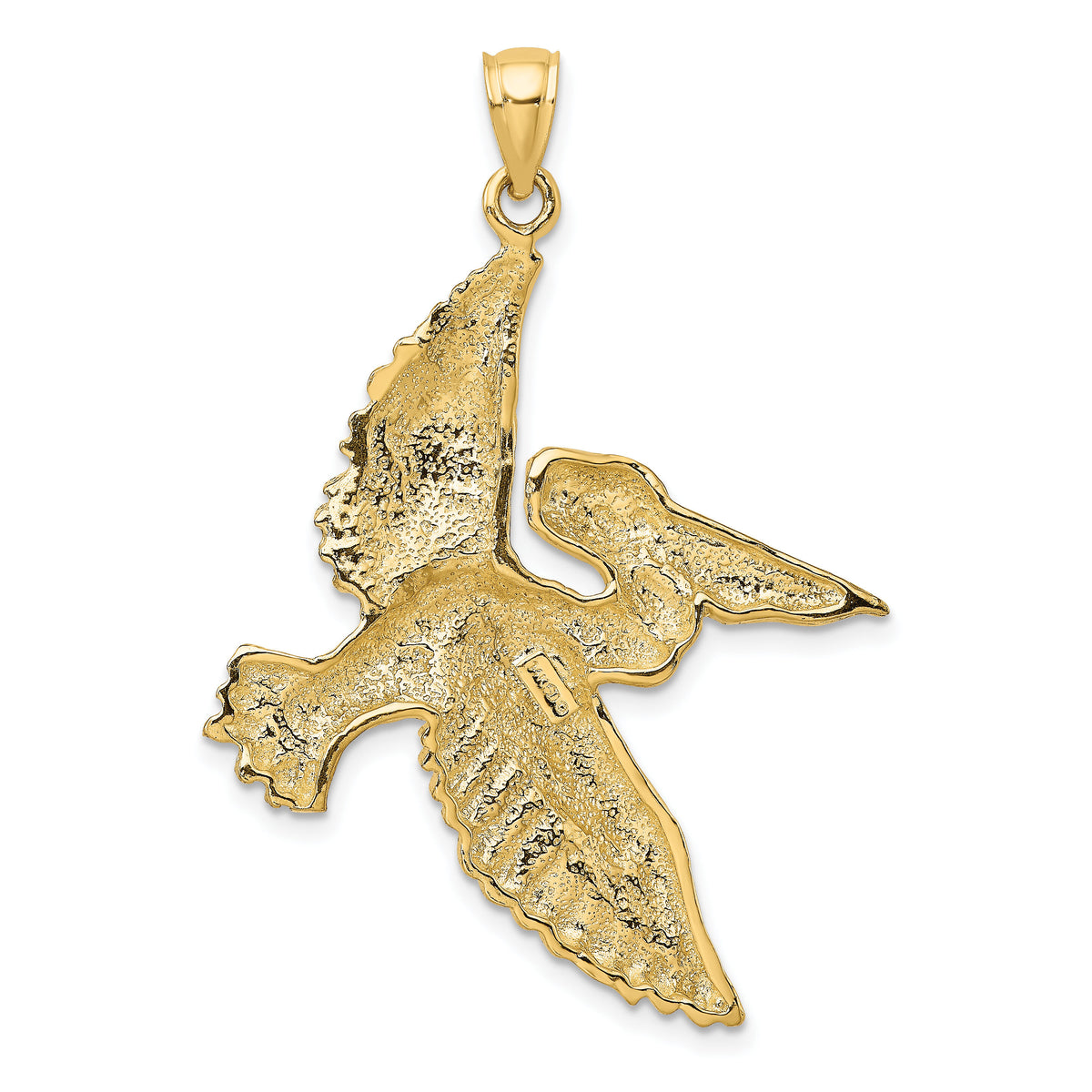 14K Flying Pelican Charm-K7948