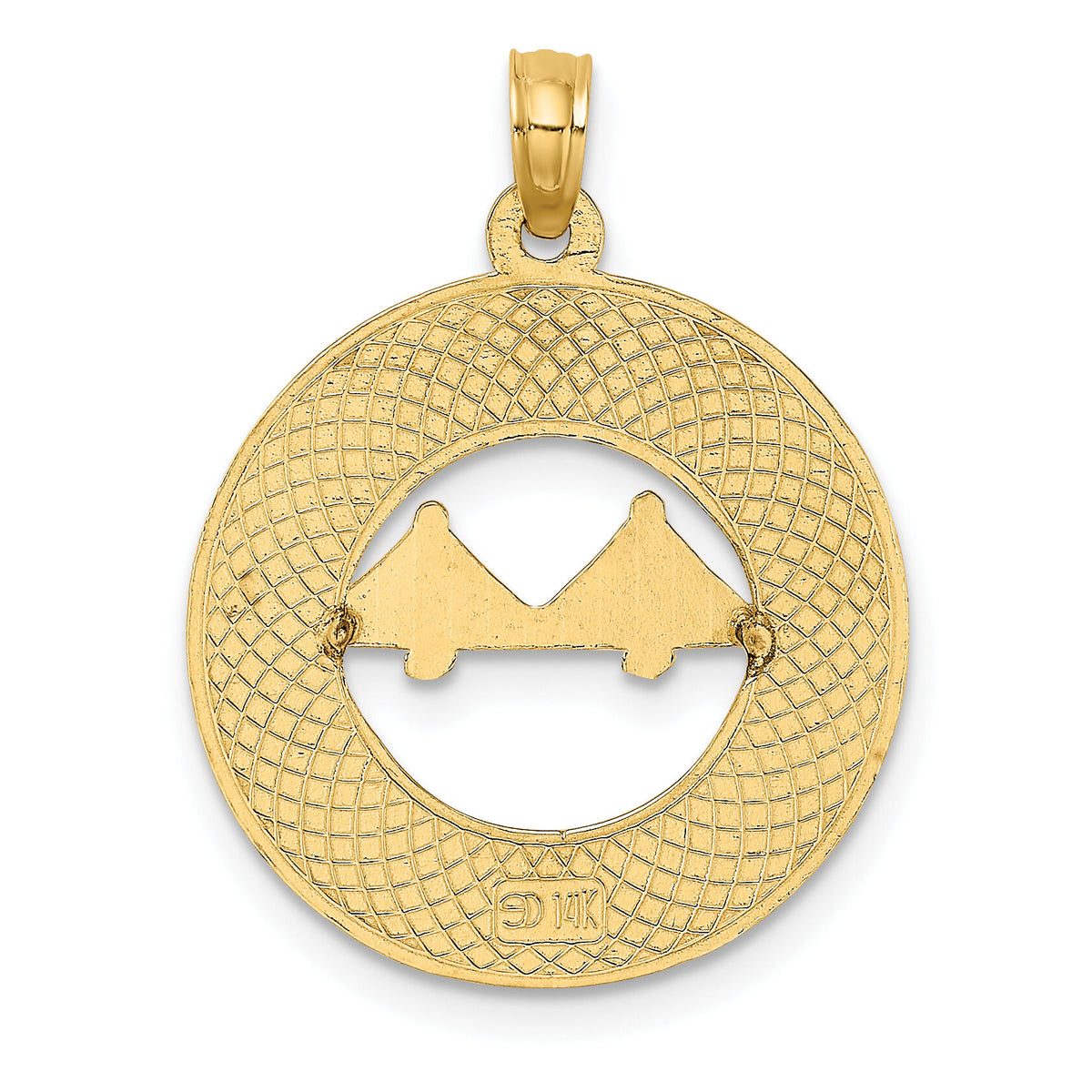 14K CHARLESTON Bridge Charm-K7955