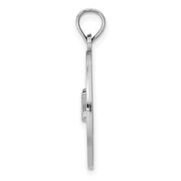 14K White Gold CHARLESTON Bridge Charm-K7955W