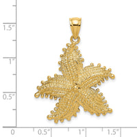 14K Starfish Charm-K7957